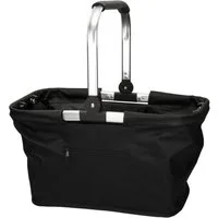 elasto Tragetasche Einkaufskorb mit Henkel ca. 30 L - faltbarer Korb mit Soft Griff