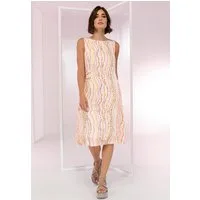 bianca Druckkleid NIRA in sommerlichen Allover-Druck