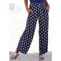 Vivance Palazzohose in lässigem Schnitt und weiten Beinen mit Alloverdruck und Taschen, Schlupfhose, luftige Sommerhose