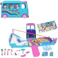 Polly Pocket Modellauto Mobiles Haustier-Abenteuer Spielset, Polly Pocket Spielset