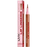 NYX PROFESSIONAL MAKEUP Lippenstift LIP LINGERIE LIP LINER STAIN, wisch- und wasserfesten Halt, mit präziser Filzkugelspitze