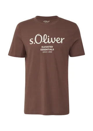 s.Oliver - T-Shirt braun - Gr. - XXL