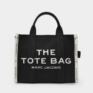 The Medium Tote Tasche aus schwarzem Canvas