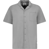 SUBLEVEL Kurzarmhemd Strukturiertes Design Kragen Kurzarm Knopfverschluss (1-tlg) H70069AG11167A_S/S Shirts