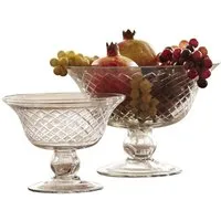 Mirabeau Geschirr-Set Schalen 2er Set Kadence klar, Glas