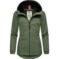Ragwear Outdoorjacke Danka Wasserdichte Übergangsjacke mit großer Kapuze