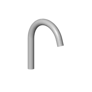 Dornbracht Auslauf für Waschtisch Stand Ersatzteile 90282232101 120 mm, 4,54 l/min. Schwarz matt 90282232101-33