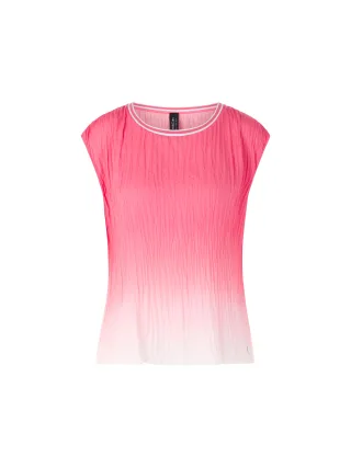 Marc Cain Sports - Top in Knitteroptik Rethink Together pink lemonade - Gr. - 40