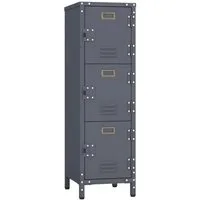 COSTWAY Aktenschrank Büroschrank Metall, abschließbar, 30 x 35 x 100cm