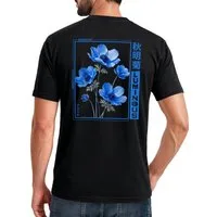 Neverless Print-Shirt Herren T-Shirt Backprint - Design Lumineus - Baumwollshirt Männer mit Print