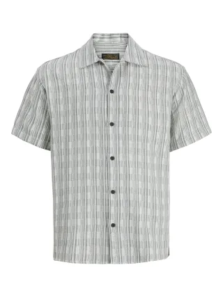 JACK&JONES - JPRBLUTIAGO STRUCTURE SS RESORT SHIRT SN Grün - Gr. - M