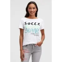 SOCCX Rundhalsshirt aus Baumwolle