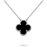 ROUGEMONT Kette mit Anhänger Damen Anhänger Halskette Kleeblatt Clover 925 sterling Silber, Echtschmuck