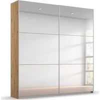 rauch Schwebetürenschrank Kleiderschrank Schrank Garderobe REFLECT inkl. praktischer Innenausstattung mit 2 Stoffboxen MADE IN GERMANY