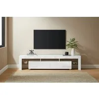 OTTO home TV-Board Cassy, Hochglanz-Fronten, viel Stauraum und Metallschienen, Breite 200 cm