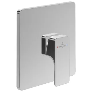 Villeroy und Boch Subway 3.0 Fertigmontageset TVS11200200061 Unterputz-Einhebel-Duscharmatur, Wandmontage, chrom