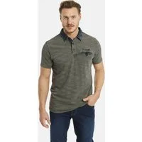 Jan Vanderstorm Poloshirt CAMILLO mit Kragen im Jeanslook