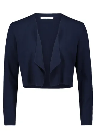 Betty & Co - Feinstrickjacke dunkelblau - Gr. - 40