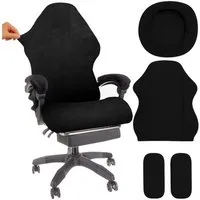 Dunmoon Stuhlbezug Gaming-Stuhlbezug Schutzhülle, elastisches Material passt sich Gaming- und Bürostühlen perfekt an