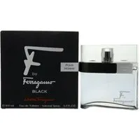 Salvatore Ferragamo Eau de Toilette F by Ferragamo Black Parfum Versiegelt 100ml, Flakon verkörpert die maskuline Stärke und moderne Raffinesse
