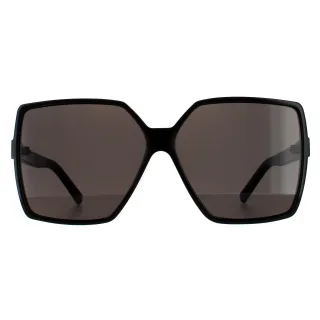 Saint Laurent Square Damen Schwarz Grau Sonnenbrille