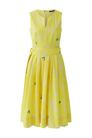 Oui - Midikleid yellow stone - Gr. - 36