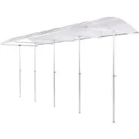 Beckmann Pflanzenschutzdach Modell 1, BxTxH: 112 x 400 x 180 cm, höhenverstellbar 80-180 cm