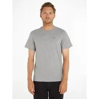 Tommy Jeans T-Shirt TJM ESSENTIAL SOLID mit Rundhalsausschnitt und dezenter Logo-Flag