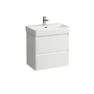 LAUFEN Waschtischunterschrank BASE 2.0 361x572x515 2 Schubl m. Griffmulde f.WT H818959 weiß matt, H4 H4112621082601