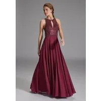 Hey Kyla Abendkleid - Abendkleid mit Stickerei und Cut-Out Detail Taillierter Schnitt mit ausgestelltem Rockteil