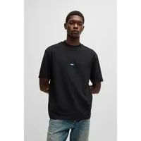 HUGO Blue T-Shirt Nieros mit Logo-Patch