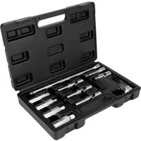 Yato Zündkerzenschlüssel Glühkerzen, Zündkerzen, Lambdasonden Stecknuss SET 3/8", 8 - 22mm