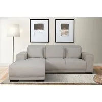 OTTO home Ecksofa BORNHOLM L-Form, B: 234 cm - OTTO. Verlässliche Qualität., Recamiere links oder rechts bestellbar, Wellenfederung, inkl. 2 Kissen