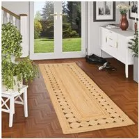 Pergamon Sisalteppich Naturfaser Teppich Läufer Jute Salsa, Rechteckig, Höhe: 10 mm