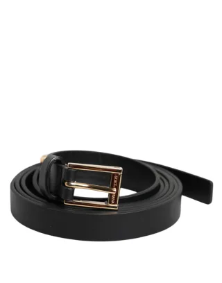 Lederbelt mit goldener Schnalle