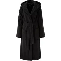 Bruno Banani Unisex-Bademantel Robby, ideal für Sauna & Spa, Standard, Premium und Überlänge, Langform, Walkfrottee, Kapuze, Gürtel, Damen & Herren Bademäntel, Baumwolle, mit Taschen, Sauna, XS-3XL