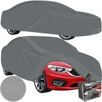 XTROBB Autoplane Abdeckung Auto Schutzplane (Spar-Set, 1-St., Schützt), Aus strapazierfähigem PP-Vliesstoff, langlebig und lackschonend