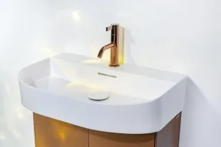 LAUFEN Waschtischunterschrank SONAR f.WT H810342 580x240 2 Türen Gold, H4054830340401 H4054830340401