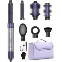 Teendow Multihaarstyler HB-801i Airstyler, Warmluftbürste 1500W, mit Aufbewahrungstasche, 110.000 U/min, 20 m/s Luftstrom, 360° drehbare Stromkabel