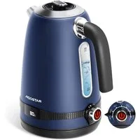 Aigostar Wasserkocher 1,7 L, 2200 W, mit Temperatureinstellung 40-100℃, Warmhaltefunktion, 2200 W, Digitaler Temperaturanzeige, Schnelles Kochen, Abnehmbarer Kalkfilter