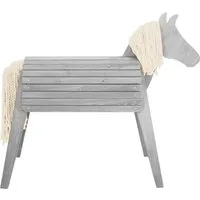 roba® Holzpferd Spielpferd, Gartenpferd, HxBxT: 123 x 65 x 153 cm, Sitzhöhe: 89 cm