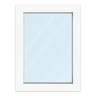 Fenster 60x80 cm, Kunststoff Profil aluplast IDEAL® 4000, Weiß, 600x800 mm, einteilig festverglast, 2-fach Verglasung, individuell konfigurieren