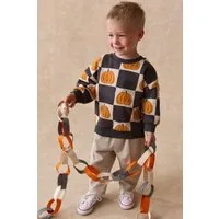 Next Sweater Oberteil mit Rundhalsausschnitt und Print (1-tlg)