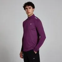 MP Herren Active Top mit 1/4-Reißverschluss – Violett - XS