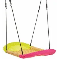 Wickey Nestschaukel Grandoh - wasserdicht, verstellbar 200-240cm, 3 Nutzer, max. 150kg, stoßdämpfende Polsterung, wasserabweisend, extrem witterungsbeständig