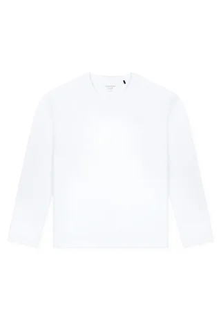SCHIESSER - Langarmshirt Rundhals weiss - Gr. - 52