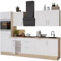 OPTIFIT Küche Ahus, Breite 280 cm,wahlw. mit E-Geräten,Soft Close Funktion,MDF Fronten