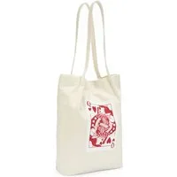 LSCN by LASCANA Shopper Schultertasche, Strandtasche, Tragetasche, mit stylischem Print & aus weichem Textil VEGAN