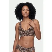 Mey Bügelloser BH Mey Damen Bustier Serie Simply Better Invisibles (1-tlg., 1) Nahtloses Bustier, Leo-Print, High-Stretch