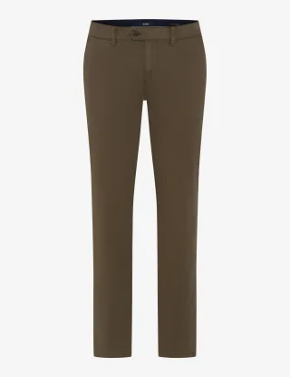Eurex Herren Flatfronthose Style JIM OLIVE Grün Oliv, grün - oliv, Gr. 33U